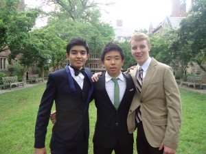 Tommy Cho, President of Security Council (center)